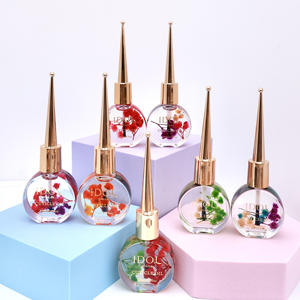 Óleo de Unha 14ml com Logotipo Personalizado Orgânico Natural Cuidado de Unhas Nutritivo Óleo para Cutículas 9 Sabores Presente de Natal Óleo para Cutículas com Flor Real - Product Image 1