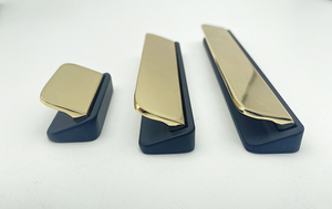 Popular Entry lux Zinc Gold and <strong>Black</strong> Kitchen <strong>Door</strong> Handles Cabinet <strong>Knobs</strong> Gold <strong>Knobs</strong> Sofa Handle Wood - Product Image 2