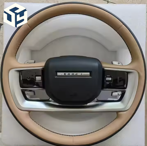 Volante de Fibra de Carbono con Cuero Perforado LED para Land Rover Sport Range <span class=keywords><strong>SVR</strong></span> L494 L405 <span class=keywords><strong>Evoque</strong></span> - Product Image 2