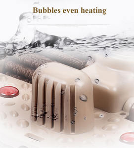 Elektrisches Fußmassagegerät mit acht Massagerollen, Zeitsteuerung und Temperaturregelung von 35-48 Grad. - Product Image 4