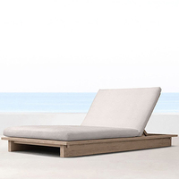 Offre Spéciale luxe de haute qualité en bois de teck balcon extérieur Villa ensembles en forme de L jardin salon hôtel application extérieure