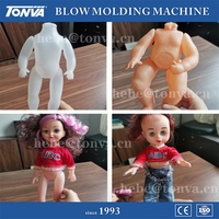 TONVA HDPE plastik oyuncak bebek yapımı üfleme ekstrüzyon üflemeli kalıp makinesi sıcak satış