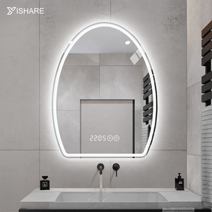 Thiết kế hiện đại thông minh LED gương cho phòng tắm nhà máy trực tiếp trở lại và phía trước thắp sáng chiếu sáng gương trang điểm cho nhà khách sạn - Product Image 2