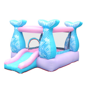Tobogán inflable de rebote <span class=keywords><strong>Castillo</strong></span> de salto tobogán de sirena Tobogán inflable de jardín - Product Image 1