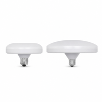 Lampu Langit-langit LED UFO E27 17W 24W 36W 1615-3420LM 6500K CRI 80 Dapat Diredupkan Bodi Aluminium PC untuk Ruang Tamu Kamar Tidur