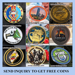 Moneta Personalizzata OEM in Lega di Zinco, 2D 3D, Placcata Oro Argento Rame, Smalto, per Collezione Souvenir, Moneta Commemorativa in Metallo Personalizzata - Product Image 5