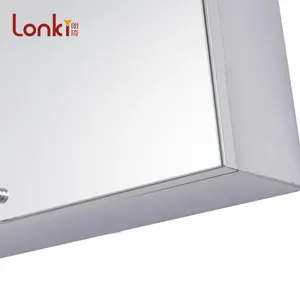 Lonki China Factory Wand rechteck Drei Ebenen Edelstahl Badezimmers pi egels chrank