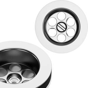 Vanne de vidange de <span class=keywords><strong>lavabo</strong></span> 1 1/2 & 70mm Vanne de vidange universelle en acier inoxydable pour baignoire d'évier - Product Image 6