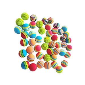 Palla in schiuma giocattolo ad alta densità arcobaleno morbido in schiuma per cani e gatti personalizzati - Product Image 1