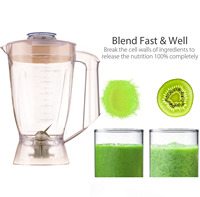 Pièces détachées pour blender OEM/ODM 1,25 L, récipient de mélange transparent