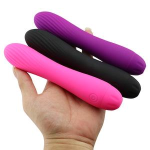 10-Frequency USB Rechargeable IPX7 Waterproof 85dB Charging <b>Vibration</b> Rod Electric Stimulation Threaded AV Rod Female - Product Image 4