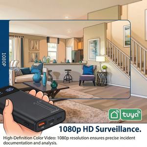 Cámara de Seguridad Inalámbrica Portátil P2P con Carga Rápida, Banco de Energía, Control por Aplicación Tuya y Visualización Remota - Product Image 2