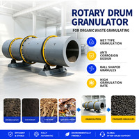 Granulateur de Fertilisant Organique à Tambour Rotatif NPK pour Compost de Fumier de Vache - Machine à Granulés d'Engrais