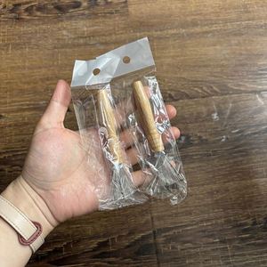 แปรงลวดด้ามไม้ทนทาน ขนแปรงโลหะ สำหรับทำความสะอาด - Product Image 6