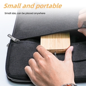 대나무 충전 케이블 데이터 케이블 보관함 60W 고속 충전 6 in 1 범용 휴대 전화 홀더 멀티 헤드 변환 - Product Image 5