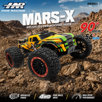 HNR H9901 Super Lightning 1/8 6S RC Monster Truck 90KM/H Véhicule tout-terrain haute vitesse sans balais Hobbywing 150A ESC RTR pour adultes