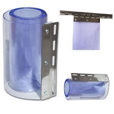 Rideau en PVC pour chambres froides / chambres froides Épaisseur 1,7 mm / 2 mm / 3 mm Longueur modifiable - Product Image 2