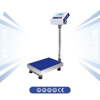 Pèse-bébé SCITEK 30 kg 48-68 cm avec écran LCD, capteur haute précision et sensible, verrouillage manuel