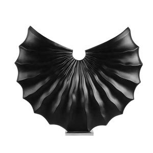 Medaglia in Legno Incisa Personalizzata Ispirata alla Scultura Astratta Moderna, Decorazione per Ingresso, Hall di Hotel, Showroom, Ufficio Immobiliare <span class=keywords><strong>RUYA</strong></span> - Product Image 1