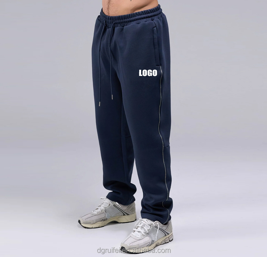 Cotton Oversized Printed Gym Pants