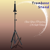 Support de trombone, support de trombone réglable pour trombone alto, ténor, basse, support de trombone universel, support pour instrument à vent