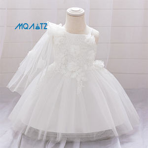 <span class=keywords><strong>Robe</strong></span> de Baptême Formelle <span class=keywords><strong>pour</strong></span> Fille <span class=keywords><strong>Robe</strong></span> de Fête <span class=keywords><strong>pour</strong></span> Enfant avec Broderie Florale Longueur Genou <span class=keywords><strong>Robe</strong></span> de Mariage <span class=keywords><strong>pour</strong></span> Bébé Fille de 1 An - Product Image 3