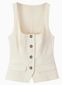 Mode boutonné <span class=keywords><strong>sans</strong></span> manches femmes hauts <span class=keywords><strong>de</strong></span> bureau hauts <span class=keywords><strong>de</strong></span> bureau pour le <span class=keywords><strong>travail</strong></span> femmes hauts et chemisiers - Product Image 2