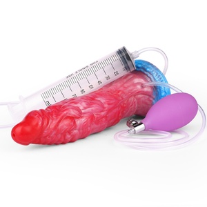 NNSX New Style Monster Squirting Dog <b>Dildo</b> Silicone Wolf Knot <b>Dildos</b> Adult Sex Toy With Suction Cup Anal Ejaculating Stimulator - Product Image 5