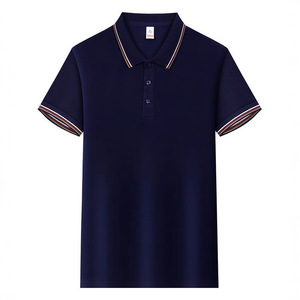 Custom Made Ice Silk <b>Polo</b> Shirt Quick Dry Short Sleeve Solid Color Men's Summer Work Wear - Product Image 2