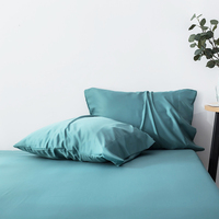 Taie d'oreiller respirante en bambou, taille standard, lot de 2, pour la maison et l'hôtel, luxe léger, pour les personnes ayant chaud la nuit, douce et fraîche, fermeture enveloppante