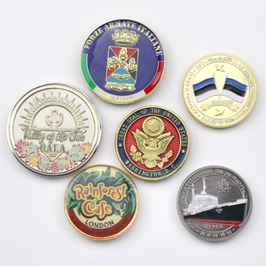 Pièces commémoratives personnalisées en gros avec logo doré, souvenirs de la campagne, collection de pièces commémoratives en fer, pièces de défi - Product Image 1