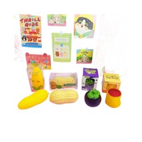 Coffret de jouets à presser Vaseline Peanut Building Block, jouet alimentaire de simulation, jouet anti-stress en caoutchouc souple, cadeau souvenir