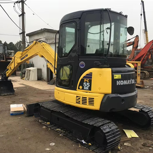 Used Komatsu PC55MR-2 <b>Mini</b> Hydraulic Excavator 5T Japan Digger Machine for Sale with Core Components Engine <b>Motor</b> Pump Gearbox - Product Image 1