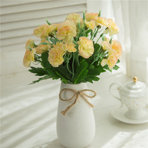 Mới đến nhân tạo lụa 10 đầu hoa cẩm chướng bó hoa cẩm chướng giả cho ngày của Mẹ Món Quà bên bé tắm trang trí - Product Image 5