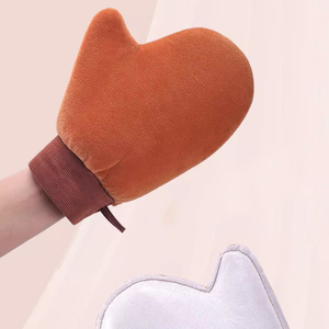 Customizable New Arrival Ultra Soft Self Tanner Brown Tanning Applicator With Thumb Body Tanning Glove Self Tanning Mitt - Product Image 6