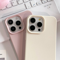 Funda de silicona de microfibra para iPhone 16 15, funda de silicona líquida con logotipo personalizado para Apple
