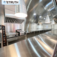 Wetruth Camion de restauration mobile personnalisé entièrement équipé, camion de pizza, chariot de bière mobile, remorque alimentaire pour café