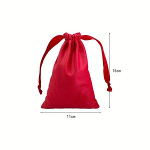 Bolsas Pequeñas de Terciopelo Reciclables para Joyería con Cierre de Cordón para Regalos de Boda, Collares, Pendientes, Dijes - Personalizables - Product Image 6