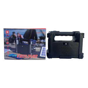KTS-1446 SOS Caixa de Som Portátil Preta com Luz de Emergência e Painéis Solares, Alto-Falante <span class=keywords><strong>Bluetooth</strong></span> 3600mAh - Product Image 5