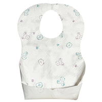 Bavoirs jetables biodégradables durables pour bébé, prix bas, échantillons de bonne qualité disponibles, Designs d'impression personnalisés