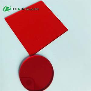 Filtro de Vidrio Rojo de Paso Largo con Corte IR FELIX HB610 HB630 KC10 GB610 para Escáner de Código de Barras Láser - Product Image 3