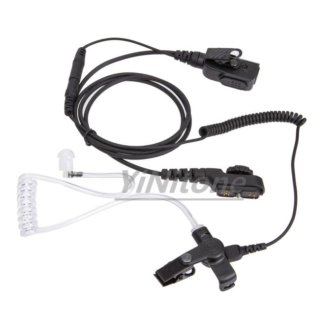 Hytera Two-Way Radio Walkie Talkie Headset Earpiece Push-to-Talk Accessory for PD700 PD782 PD752 PD780 Air Tube Earphone