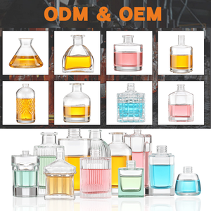 Solent tùy chỉnh 200ml 300ml thủy tinh sang trọng sậy khuếch tán chai với nút chai rỗng hương thơm dầu hương thơm TÀU trang trí nhà - Product Image 3