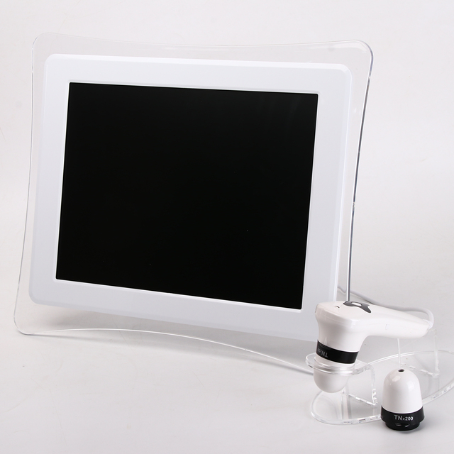 Professional High Definition Tri-Spectral Hair Analyzer Heads Skin Scalp Analysis Device Hair Follicles Scanner Machine 15 Inch