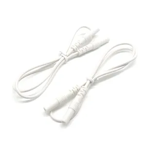 High Quality Dual 2.0MM Electrode female Pin lead wire cable for ECG EEG equipment