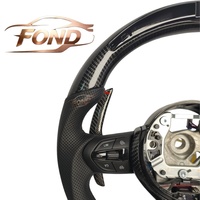 Volant personnalisé en fibre de carbone avec LED pour BMW F01, F02, F10, F20, F30, F32, F80, F82, E90, E91, E92, E93, E70, E71, E72