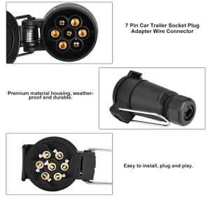 <span class=keywords><strong>Prise</strong></span> de <span class=keywords><strong>remorque</strong></span> OEM Euro <span class=keywords><strong>12V</strong></span> <span class=keywords><strong>7</strong></span> <span class=keywords><strong>broches</strong></span>, connecteur de <span class=keywords><strong>remorque</strong></span> <span class=keywords><strong>7</strong></span> voies avec harnais de sécurité, connexion par vis - Product Image 3