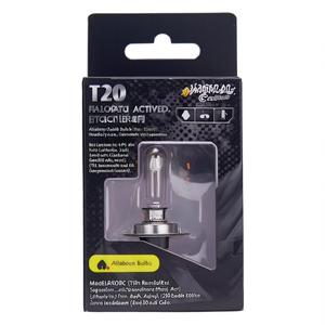 หลอดไฟฮาโลเจน T20 2 ชิ้น สำหรับเปลี่ยนหลอดไฟรถยนต์ - Product Image 2