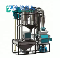 Moulin à farine de blé/maïs HAIYUN 5-10 tonnes, moteur en acier inoxydable 380V 20KW, faible coût d'entretien pour petites entreprises et usage domestique