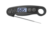 Termometer Daging Digital LCD ABS Lipat dengan Probe, Bacaan Instan Otomatis, Akurasi 1.8, Rentang -58~572, untuk Dapur Rumah Tangga